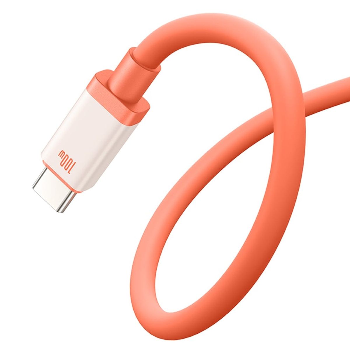 BASEUS - Cable Carga Rápida, USB-A a USB-C, Baseus, 2 metros, Naranja