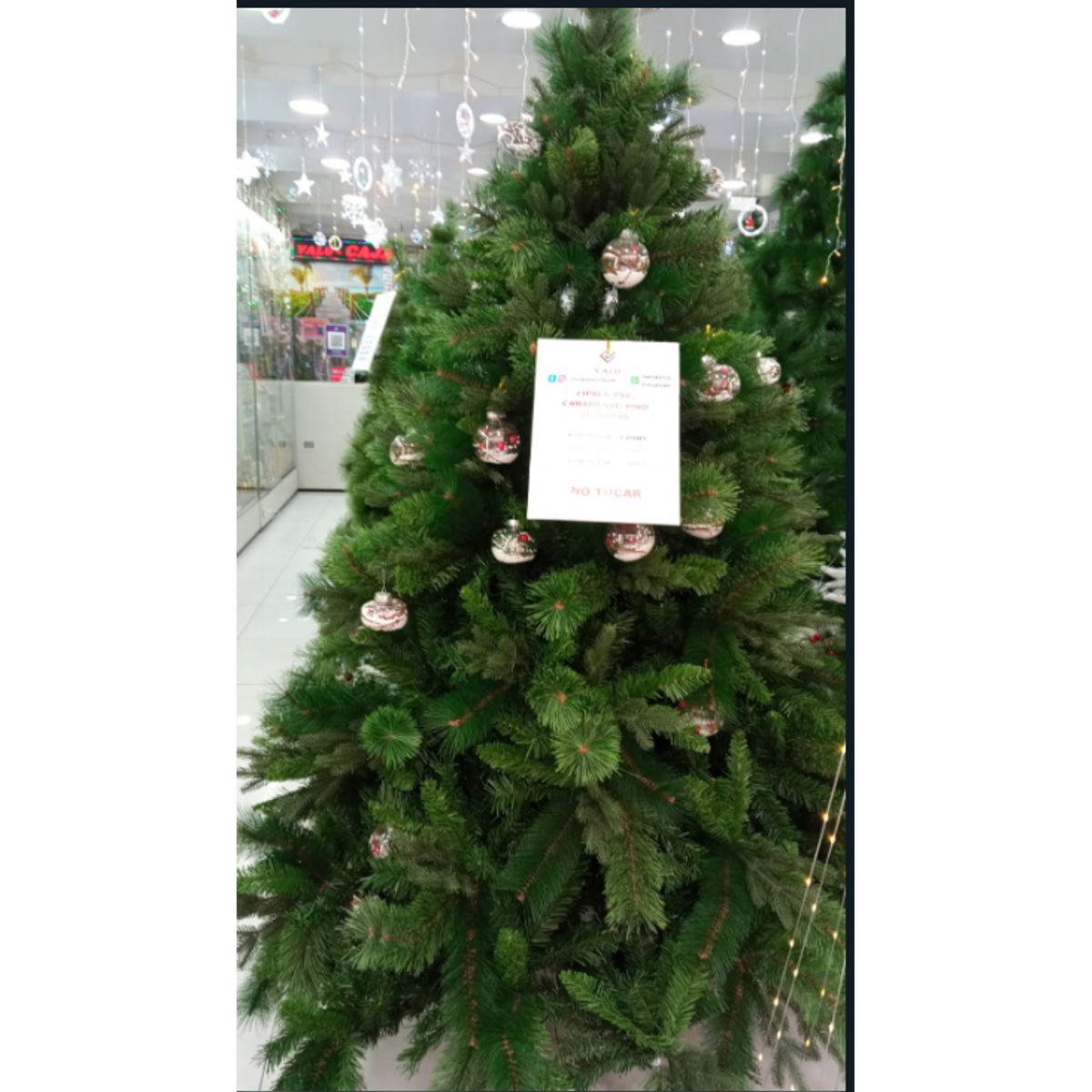GENERICO - árbol de navidad 4 tipos de rama coposo 1.80M