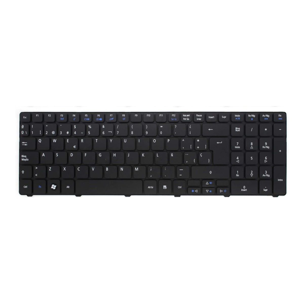 OEM - Teclado para Laptop Acer Aspire 5810, 5738,  5242, 5742, 5750