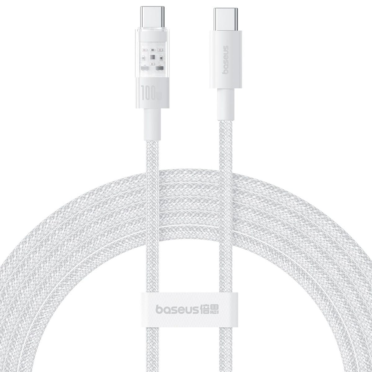BASEUS - Cable Carga Rápida USB-C a USB-C Baseus PD 100w 2M PC Nylon