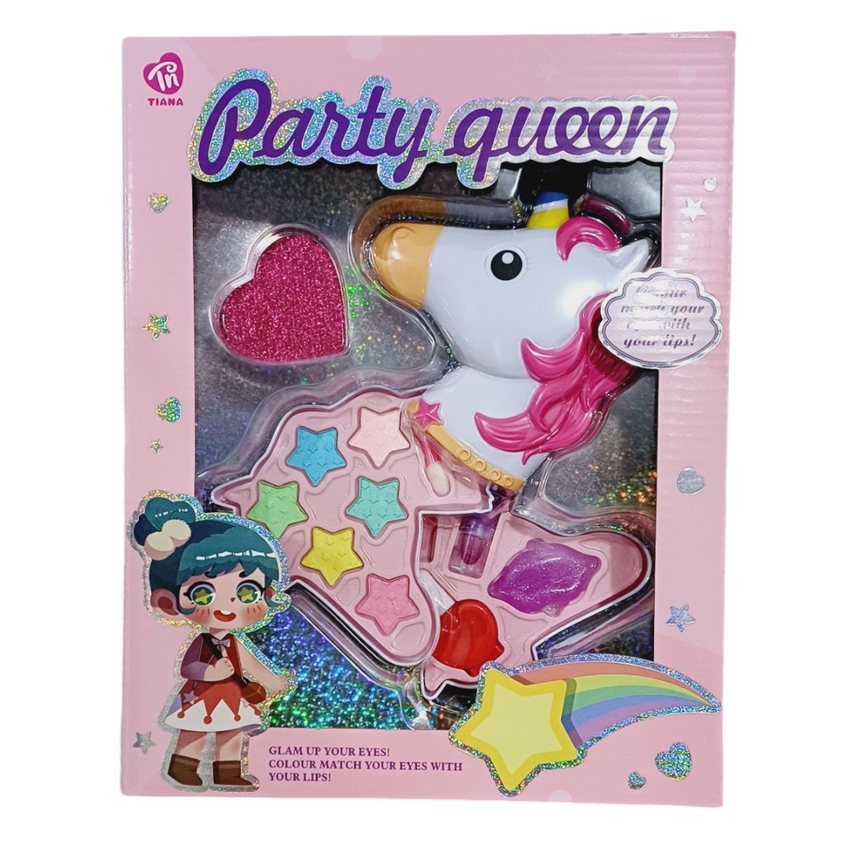 GENERICO - Juguete De Maquillaje Real Para Niñas Unicornio