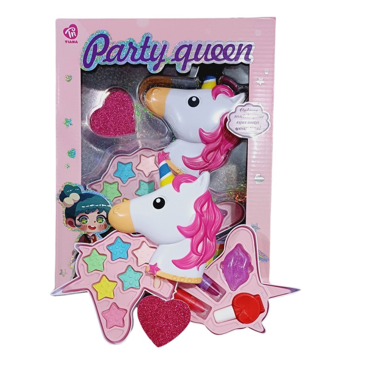 GENERICO - Juguete De Maquillaje Real Para Niñas Unicornio