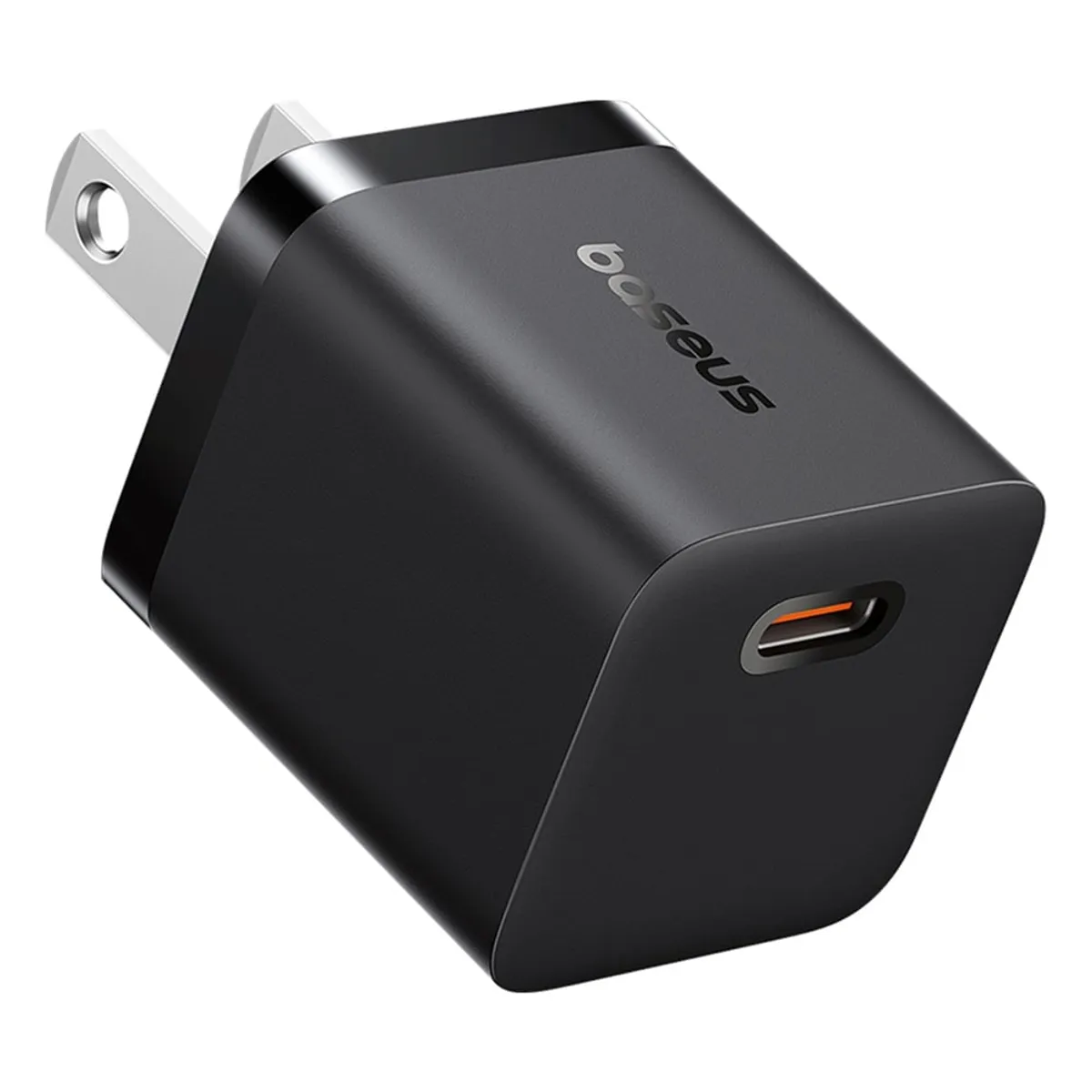 BASEUS - Cargador Rápido Tipo C y Cable Nailon Tipo C 1 Metro, Baseus, 25W