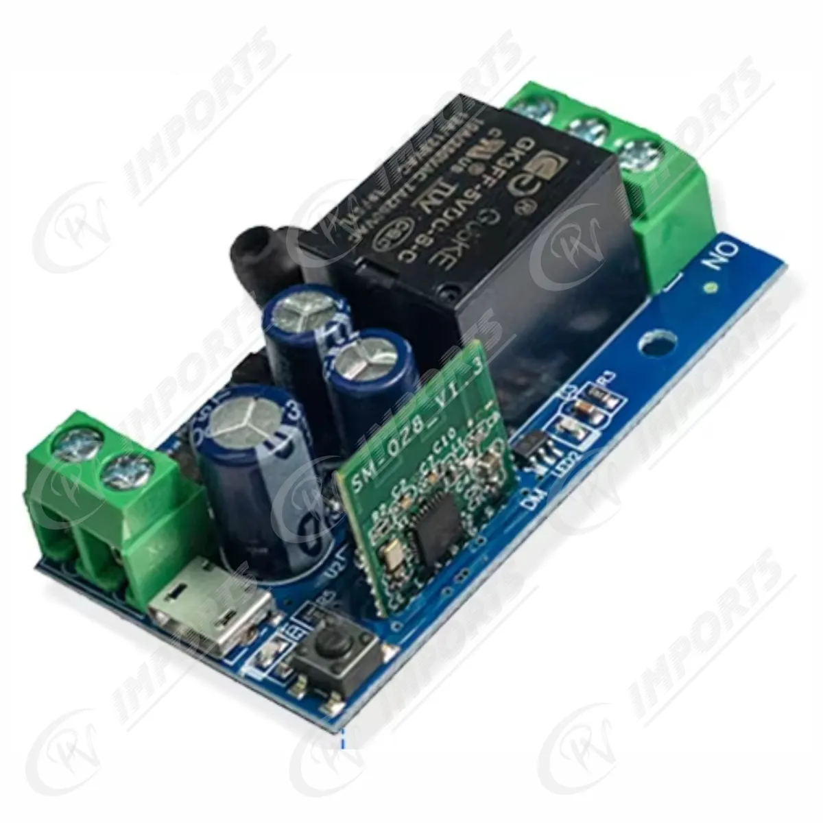 GENERICO - Pulsador Relé Switch Inteligente 2 en 1 Wifi Alexa Google Smart