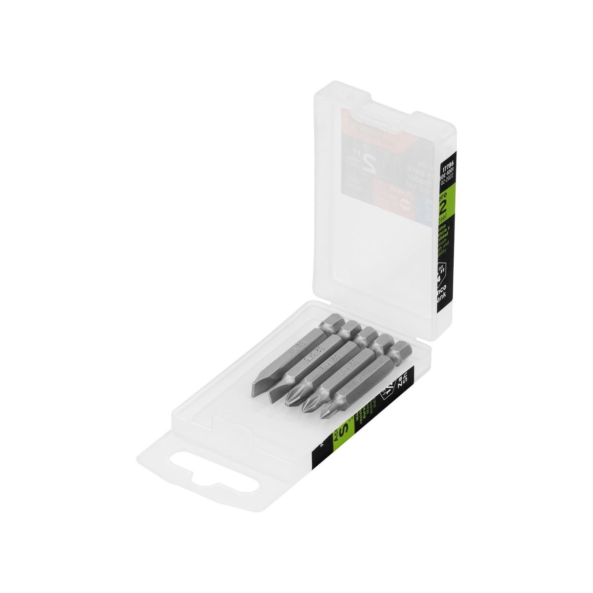 TRUPER - Juego puntas para destornillador 5 Pzas cruz y planas 2" Truper Expert