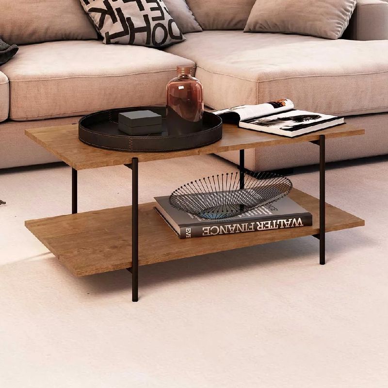 NACION MUEBLES - Mesa de Centro Nacion Muebles Gabriele Color Miel