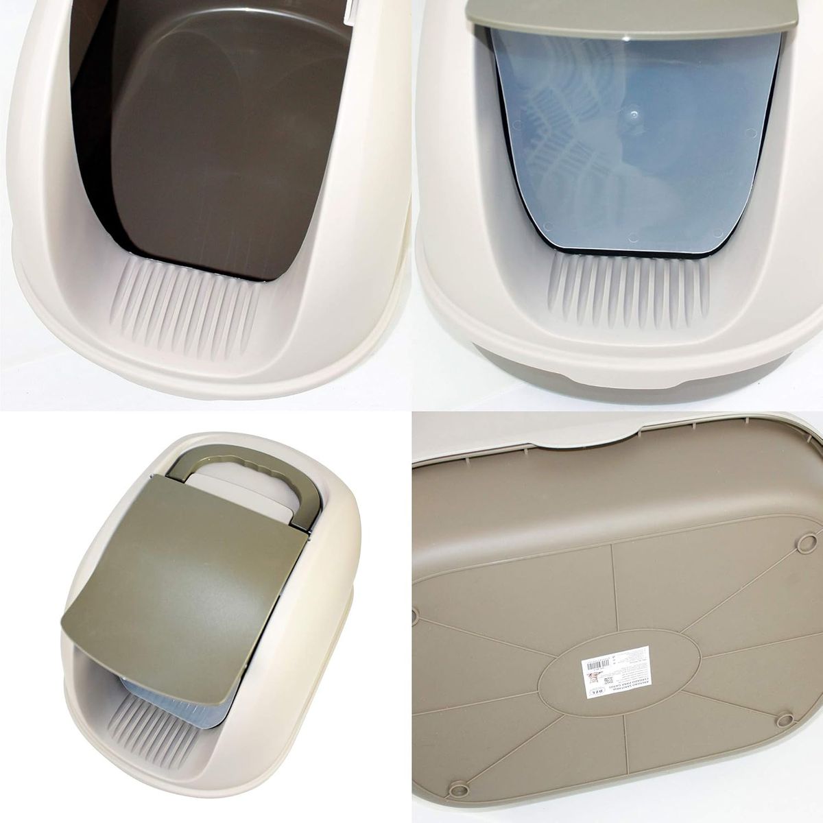 GENERICO - Arenero cerrado  para gato XL(57*38cm) - marron