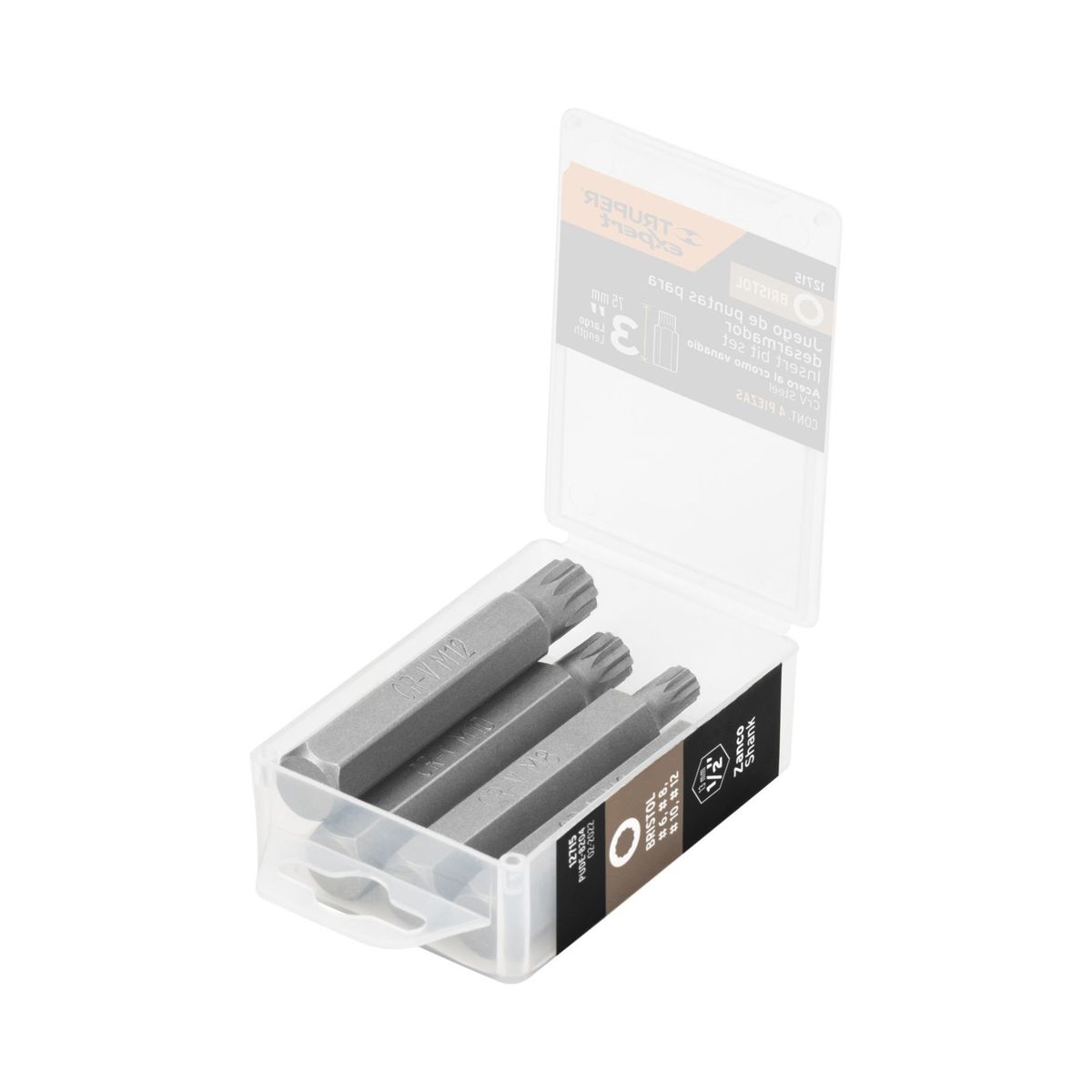 TRUPER - puntas brístol Juego de 4 piezas largo 3" Truper Expert