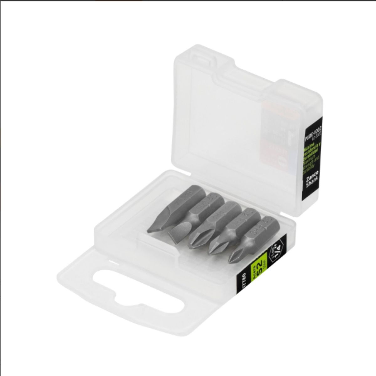 TRUPER - Juego puntas para destornillador 5 Pzas cruz y planas 1" Truper Expert