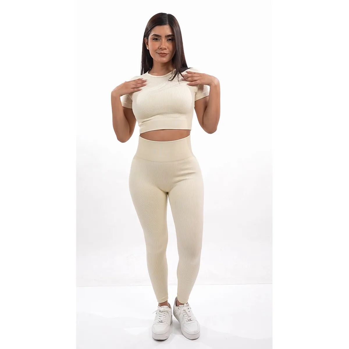 GENERICO - CONJUNTO DEPORTIVO ACANALADO RIBB PUSH UP