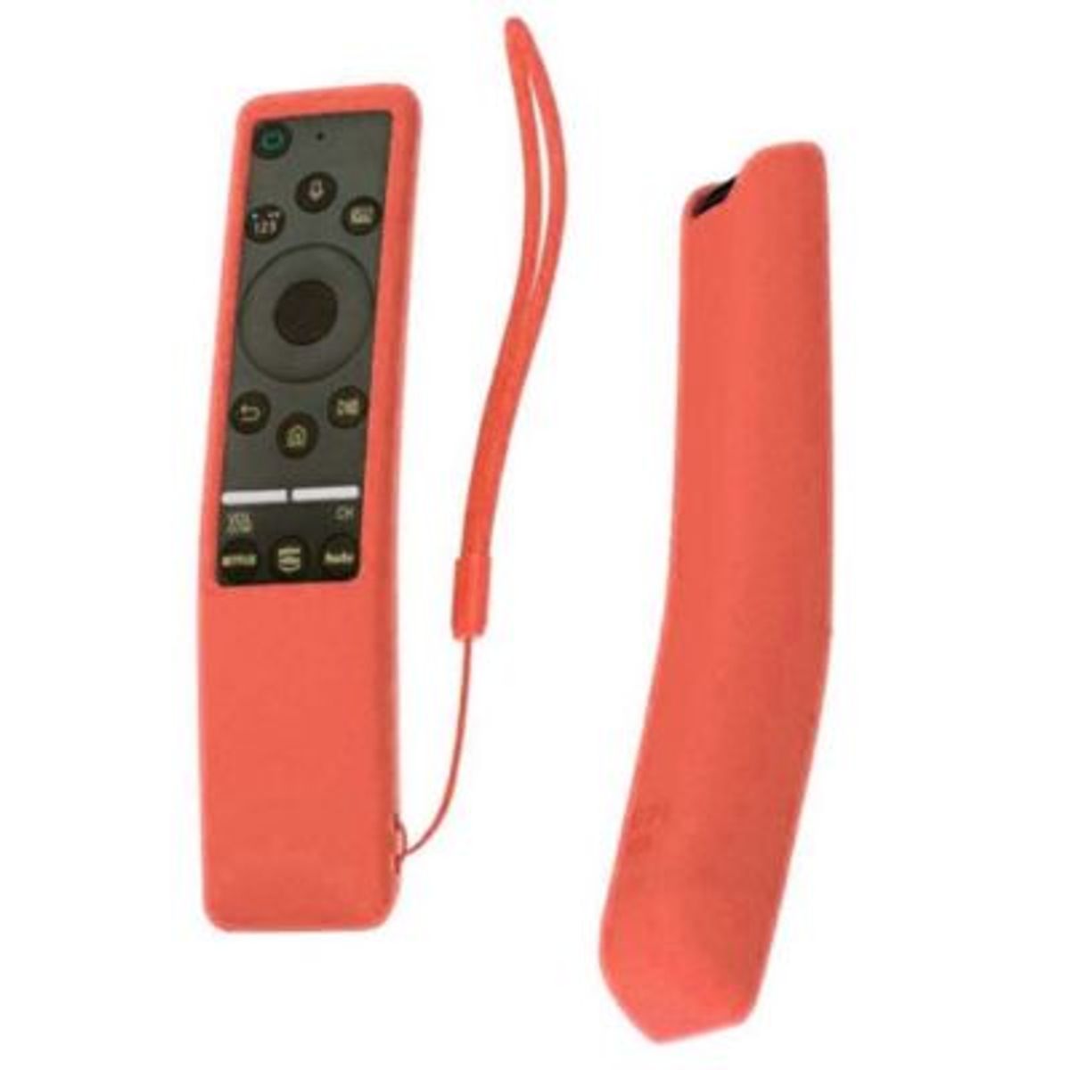 GENERICO - Funda De Silicona Para Control Samsung Rojo