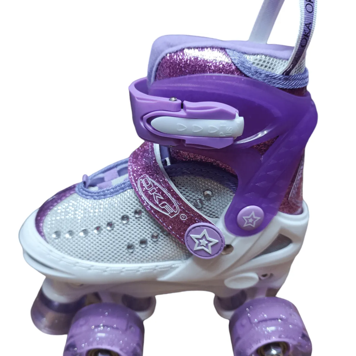 OKA - PATIN 4 RUEDAS LILA TALLA M 34-37