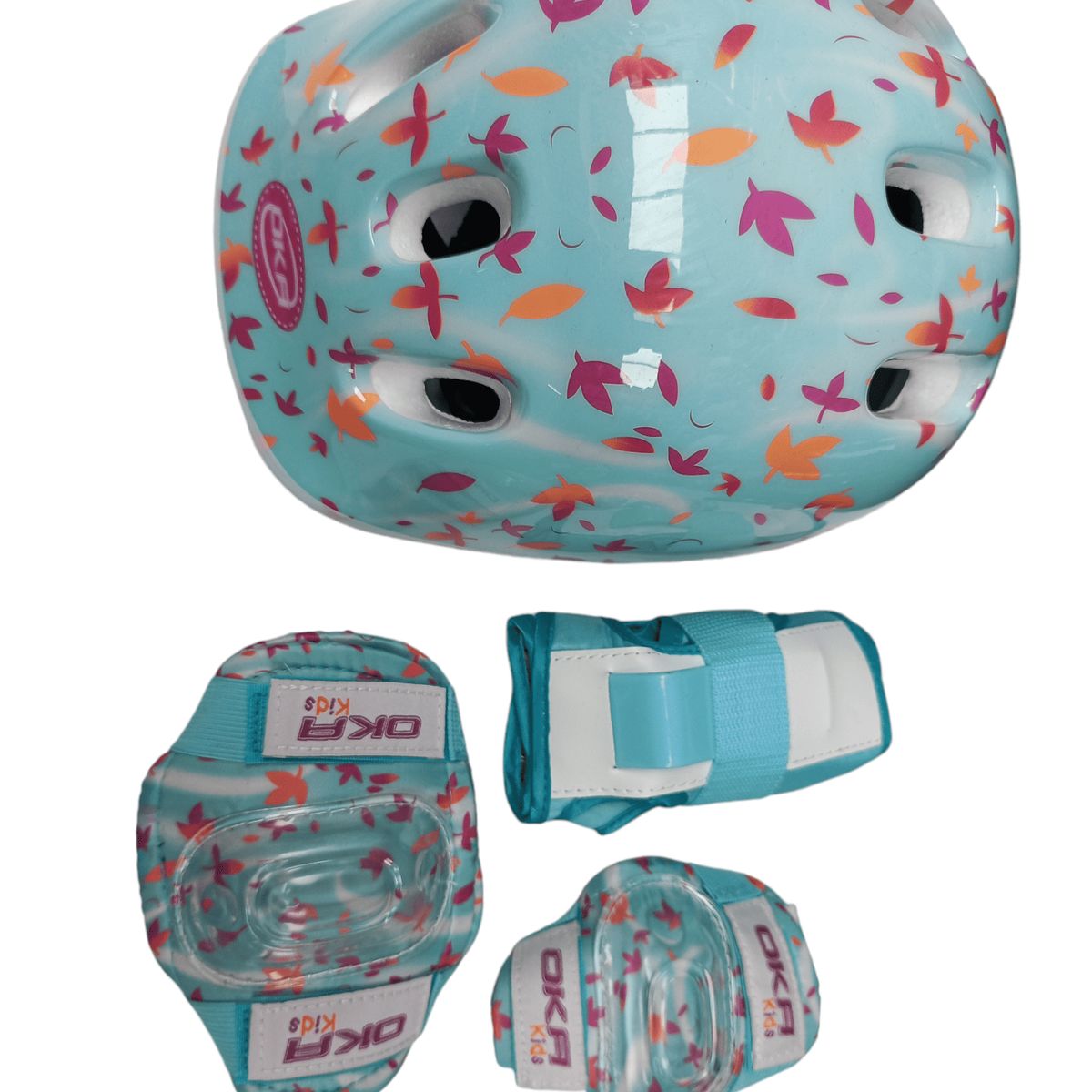 OKA - PATIN 4 RUEDAS KIDS TURQUESA TALLA S 30-33