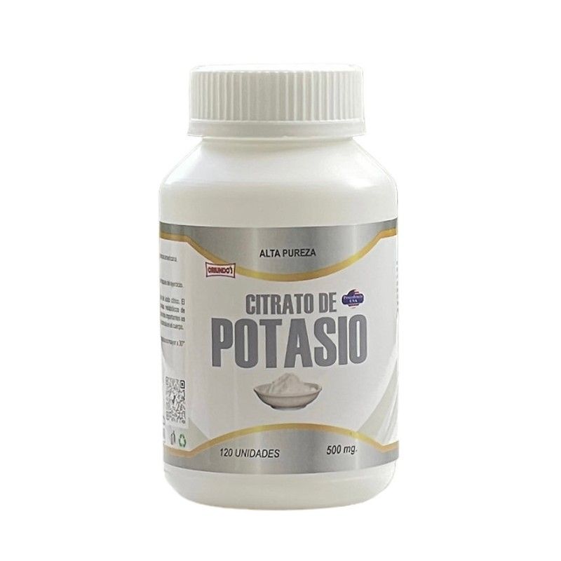 GENERICO - Citrato de Potasio en Cápsulas 120 u x 500 mg - Oriundo's