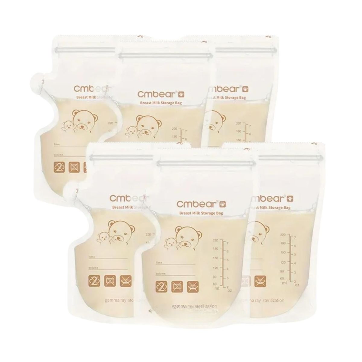 GENERICO - Bolsas para Almacenar Leche Materna de 220ml x30 unidades