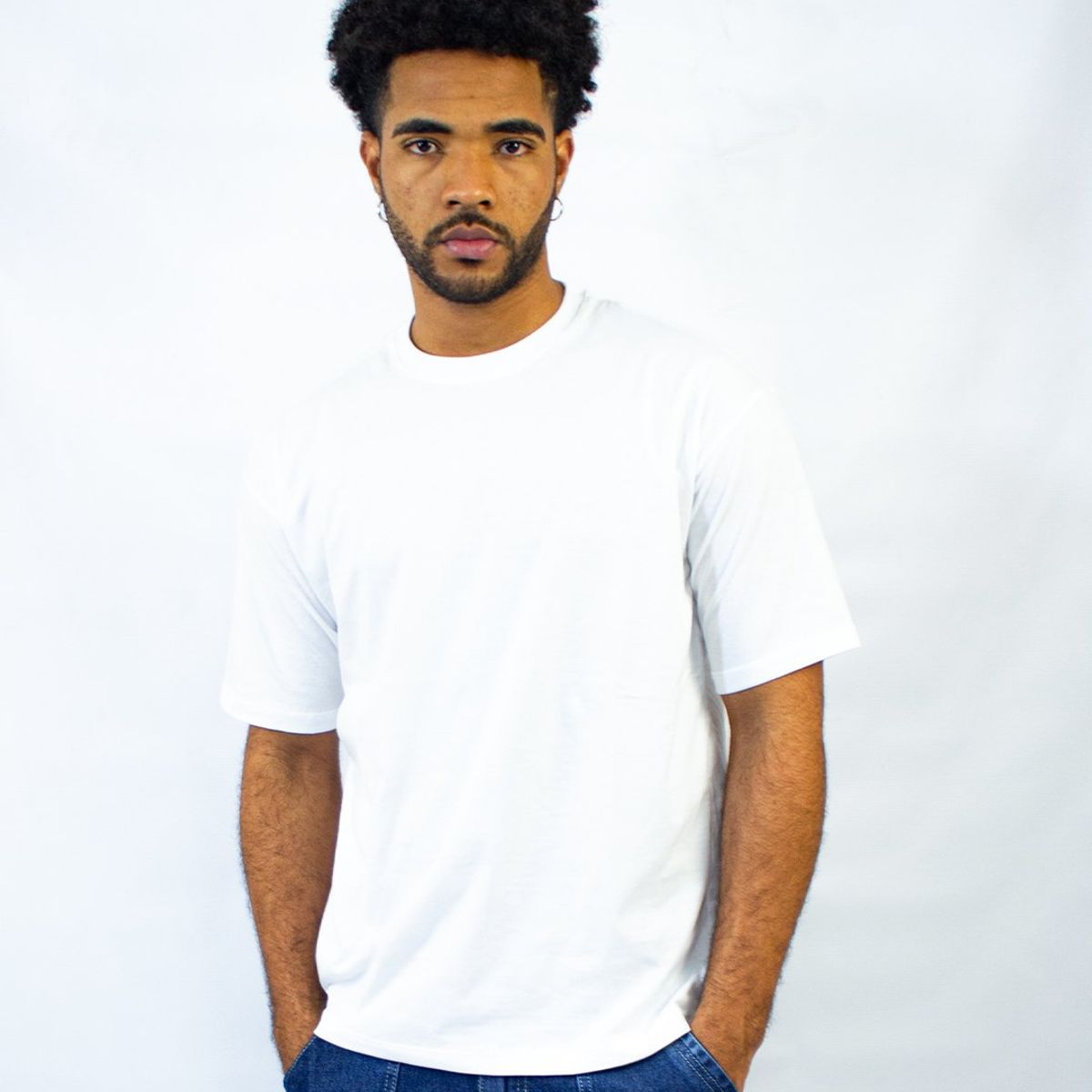 DM DEXMEN - Polo Dexmen Oversize Blanco