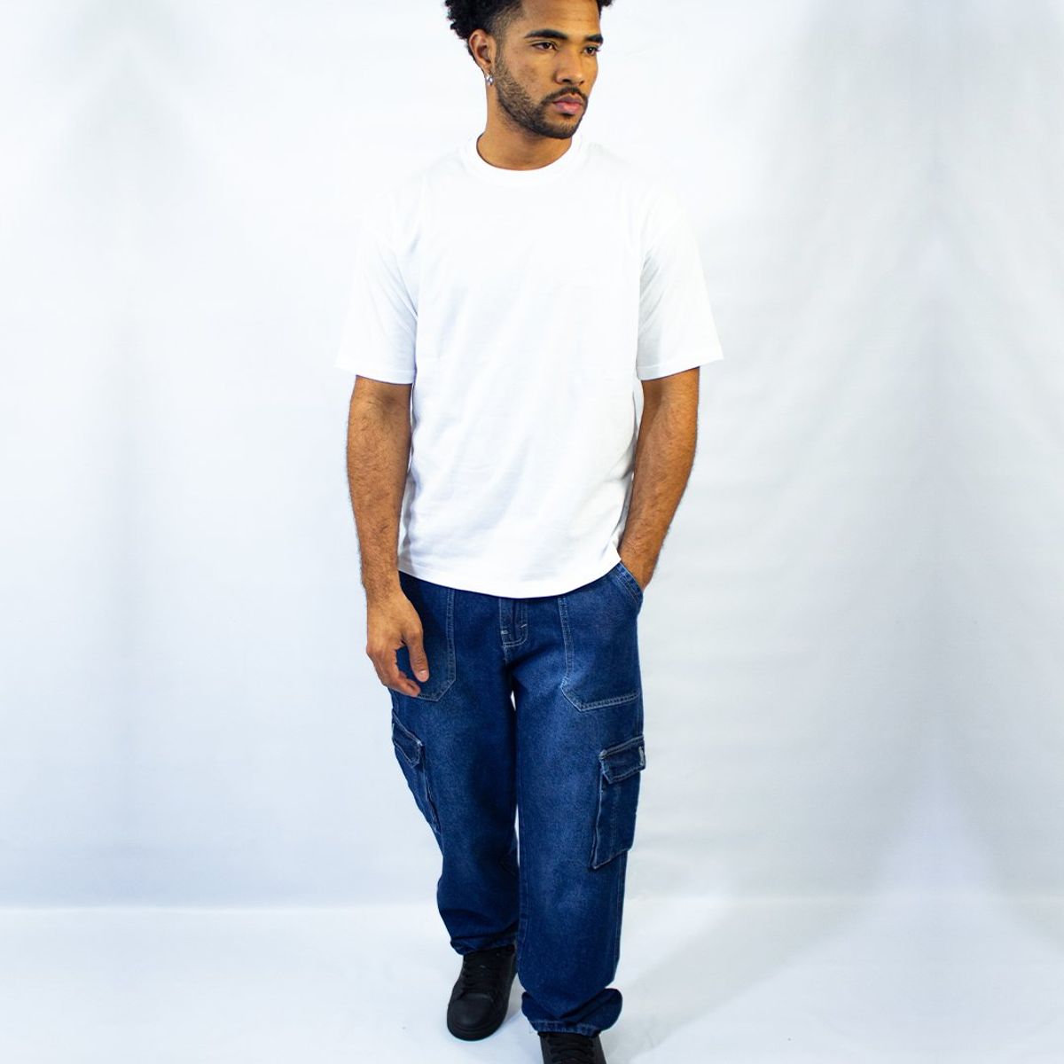 DM DEXMEN - Polo Dexmen Oversize Blanco