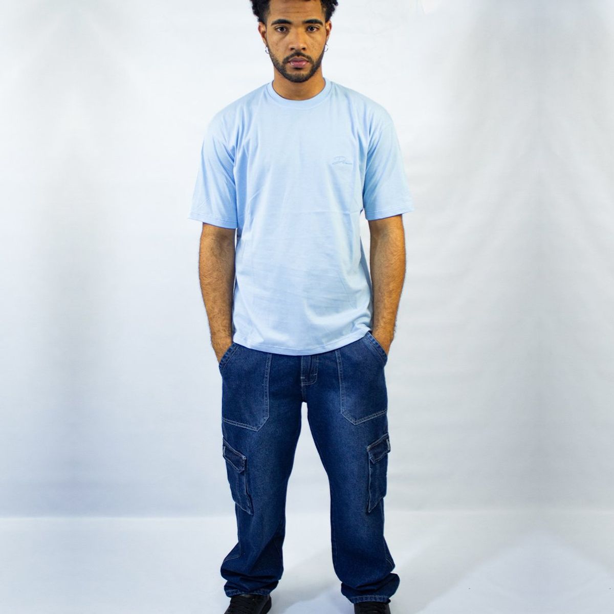 DM DEXMEN - Polo Dexmen Oversize Celeste