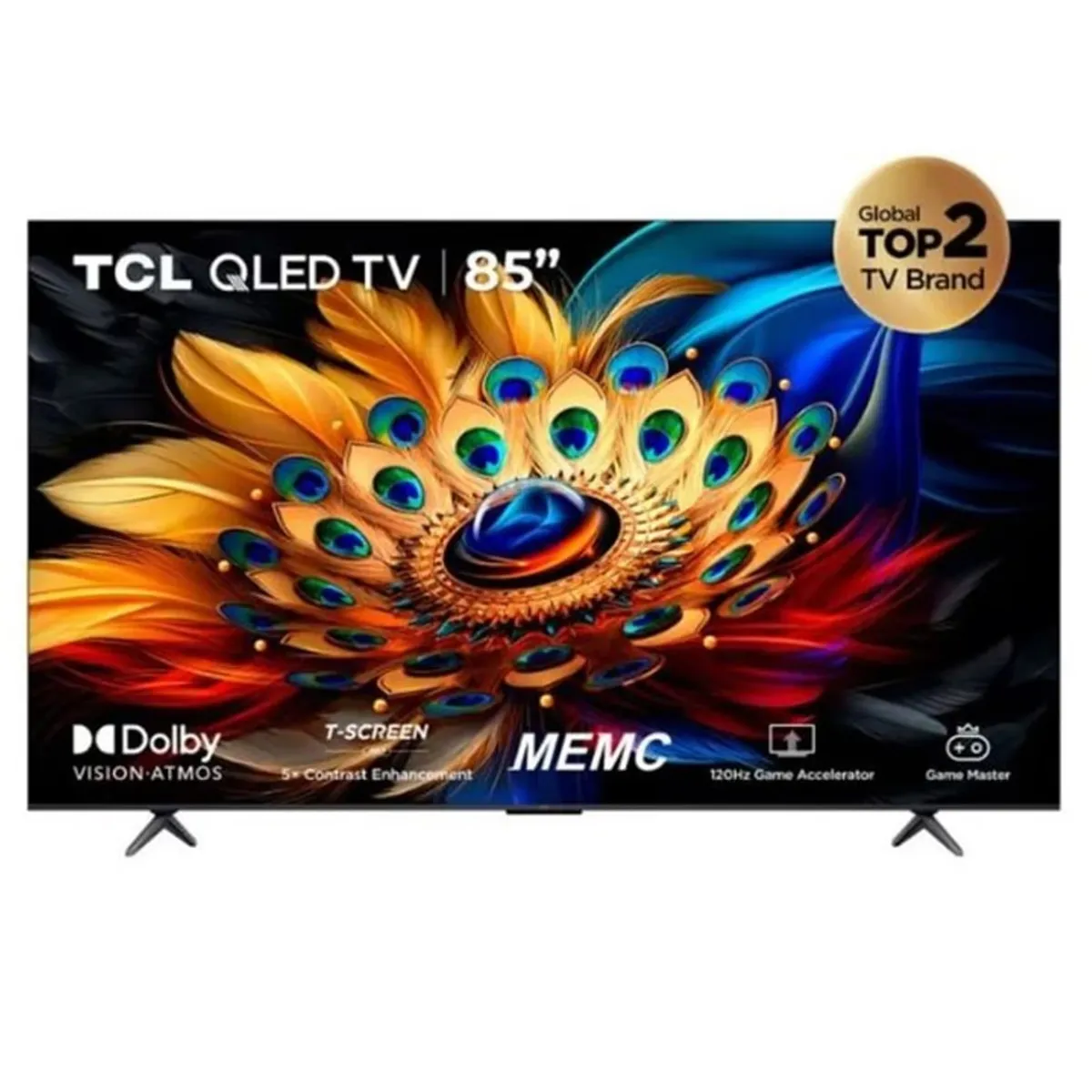 TCL - TELEVISOR SMART TV TCL QLED 85"  GOOGLE TV 85C655