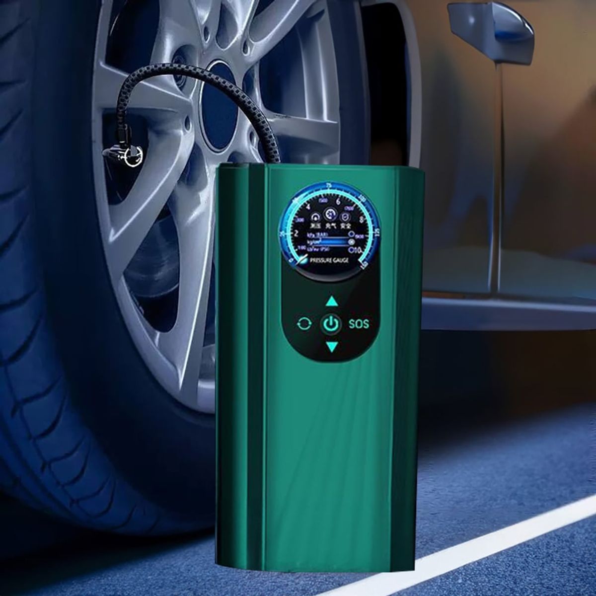 GENERICO - Compresor Inflador Portatil 12v 150 PSI Auto Camioneta