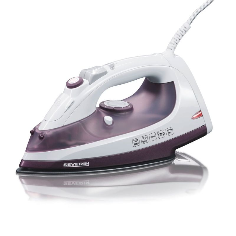 SEVERIN - Plancha de vapor con revestimiento cerámico BA 3210