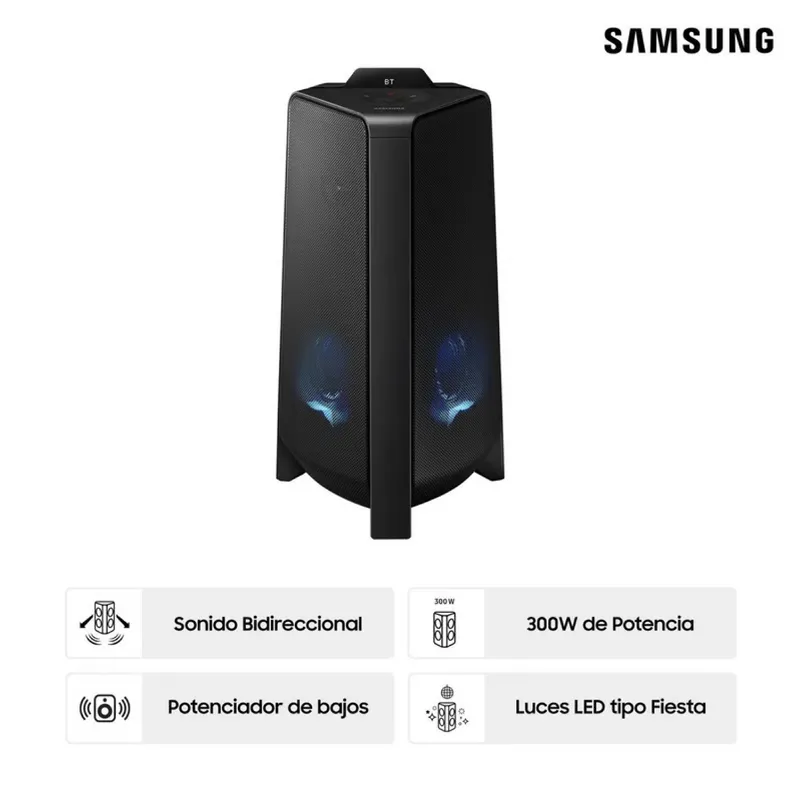 SAMSUNG - Torre de Sonido Samsung Bluetooth 300W MX-T40