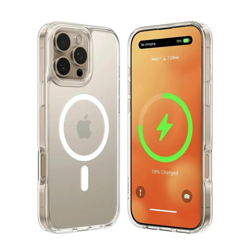 GENERICO - Case Funda iPhone 16 Pro MagSafe Protector - Transparente