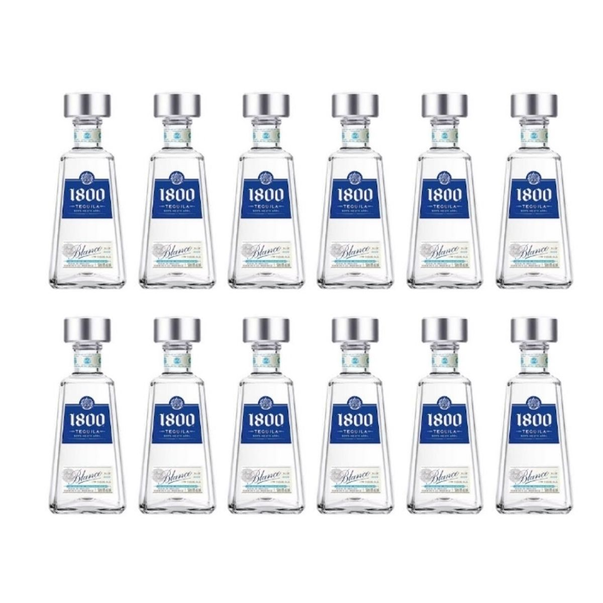 1800 - Tequila 1800 Silver Botella 750ml - 12 UND