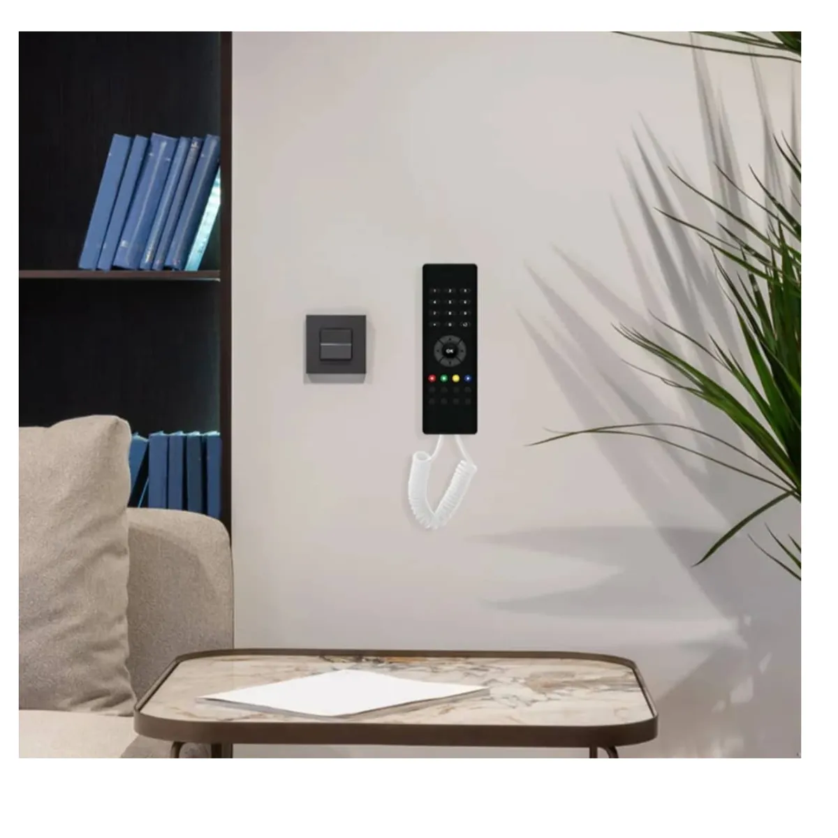 GENERICO - Control Remoto Compatible Para Tv Blackline + Soporte Pegable