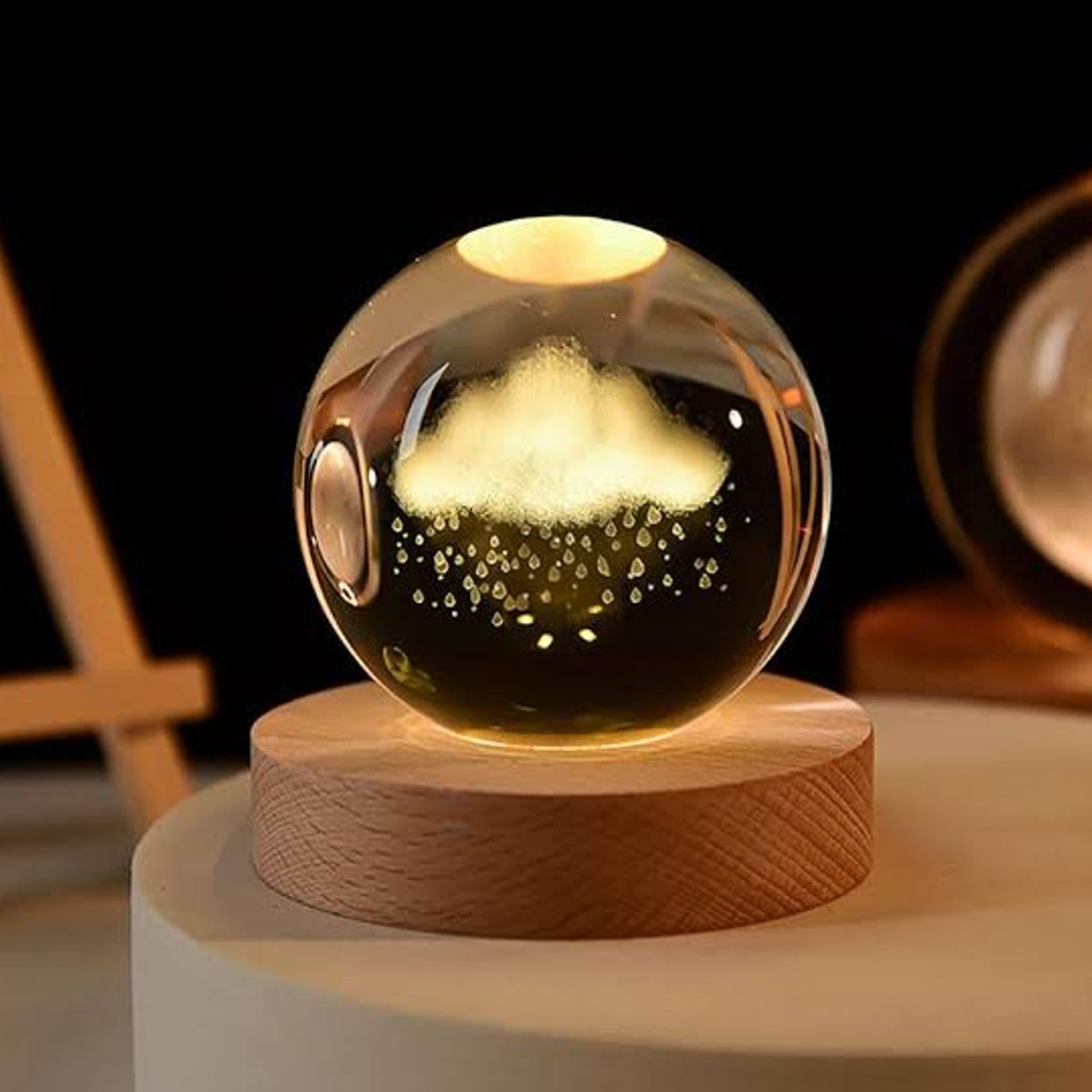 GENERICO - Lampara con forma de saturno