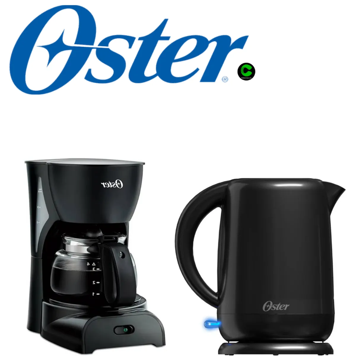 OSTER - COMBO OSTER CAFETERA BVSTDCDR5B Y HERVIDORBVSTKT3101