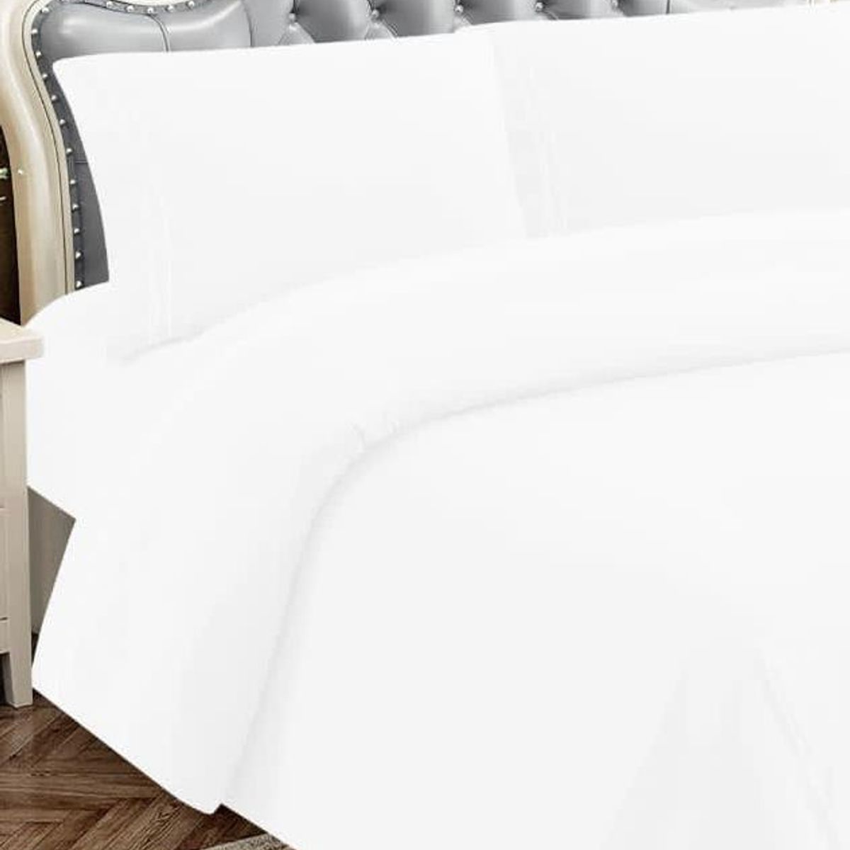 GENERICO - Juego de sábanas con bordado 2 PLAZAS - HAIRIFON TEX 2500 HILOS