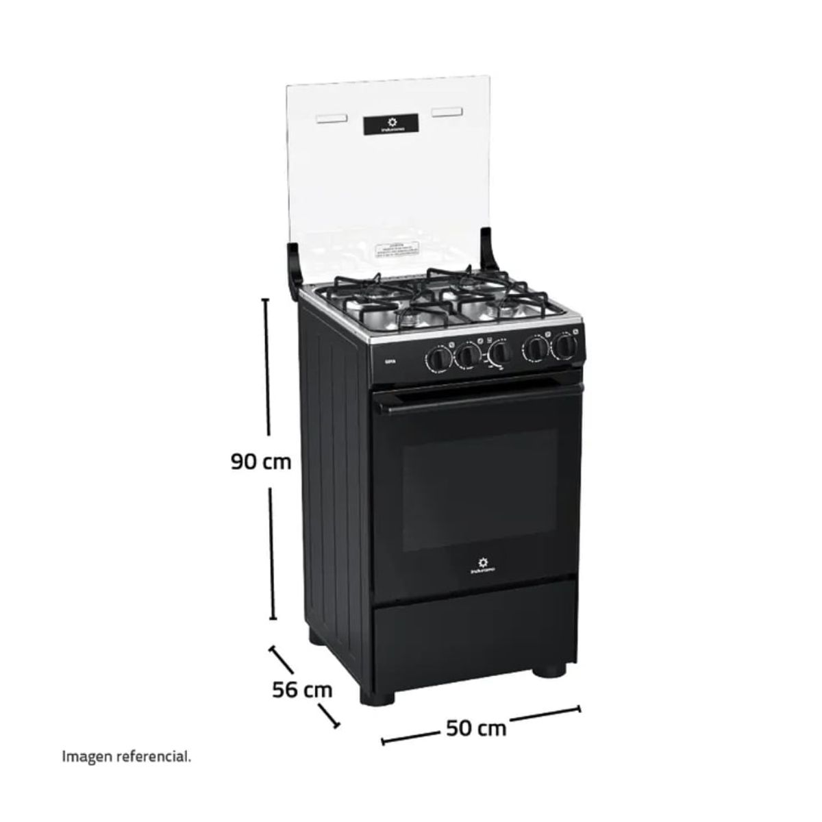 INDURAMA - Cocina a Gas Indurama 4 Hornillas Goya