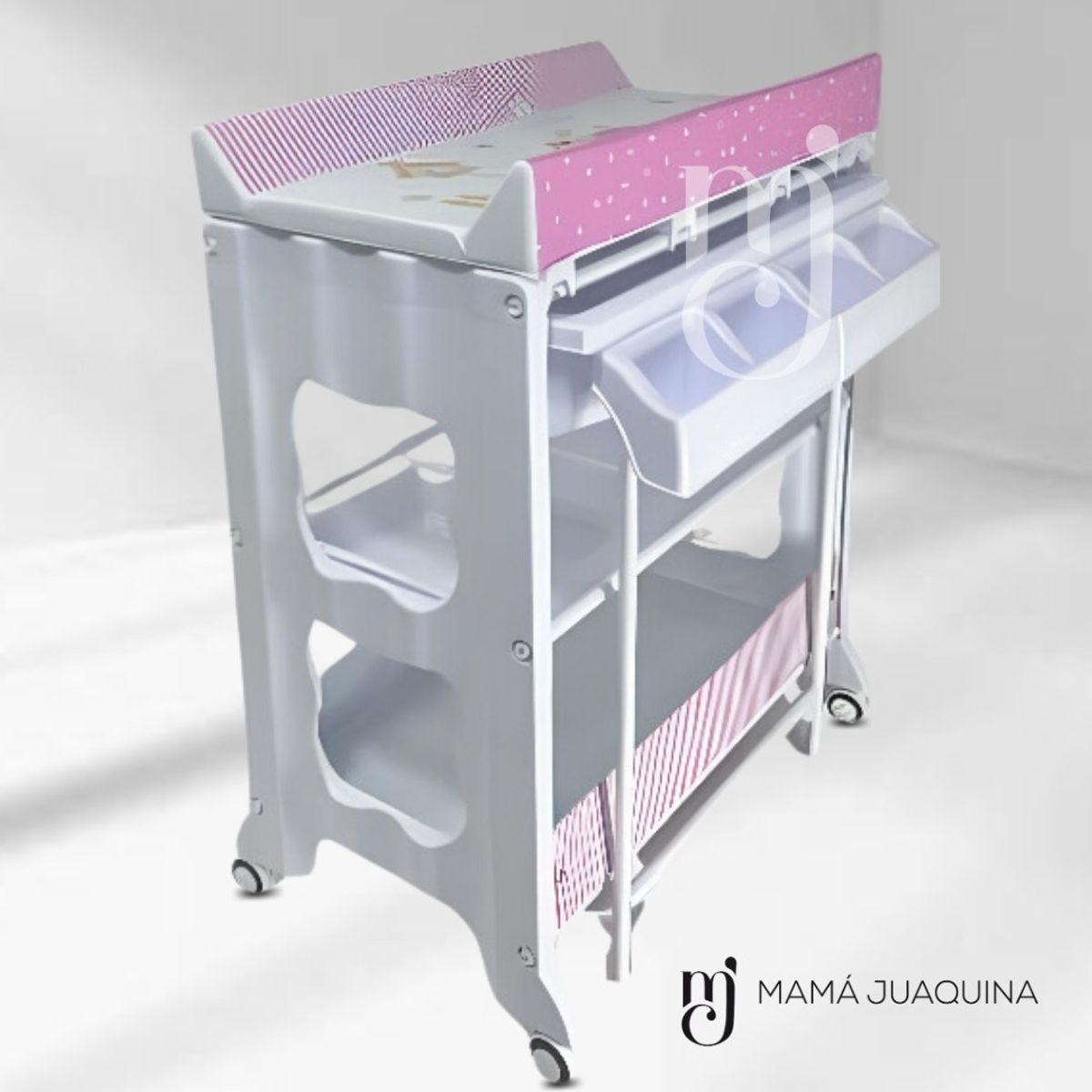 BABY - Bañera Cambiador «BAMORY » Edición Limitada  Pink