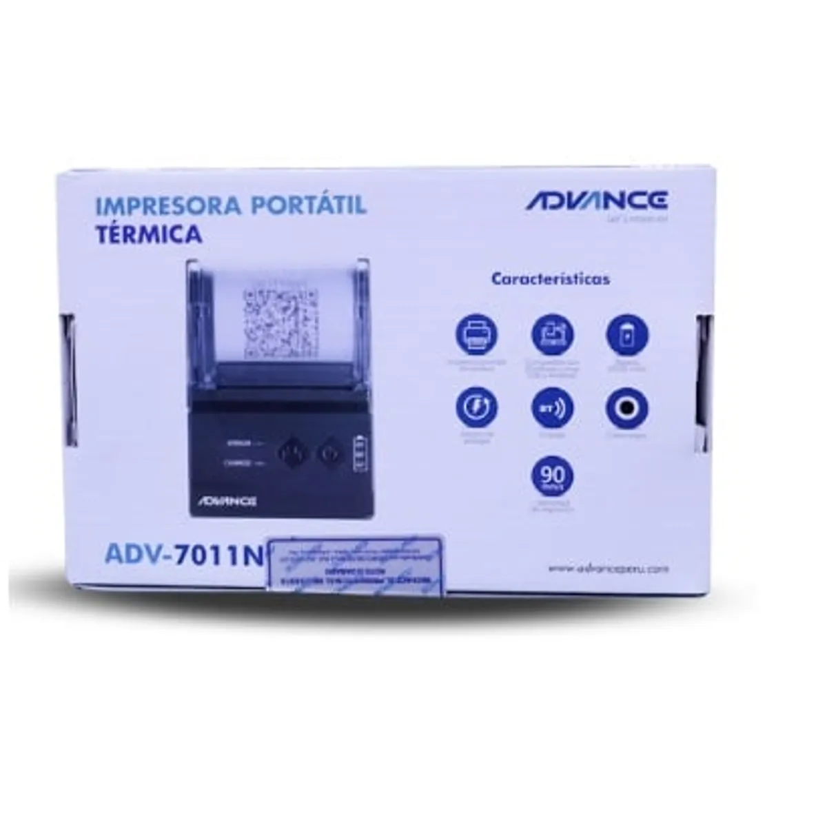 ADVANCE - Impresora térmica portatil advance 7011n bluetooth 58mm