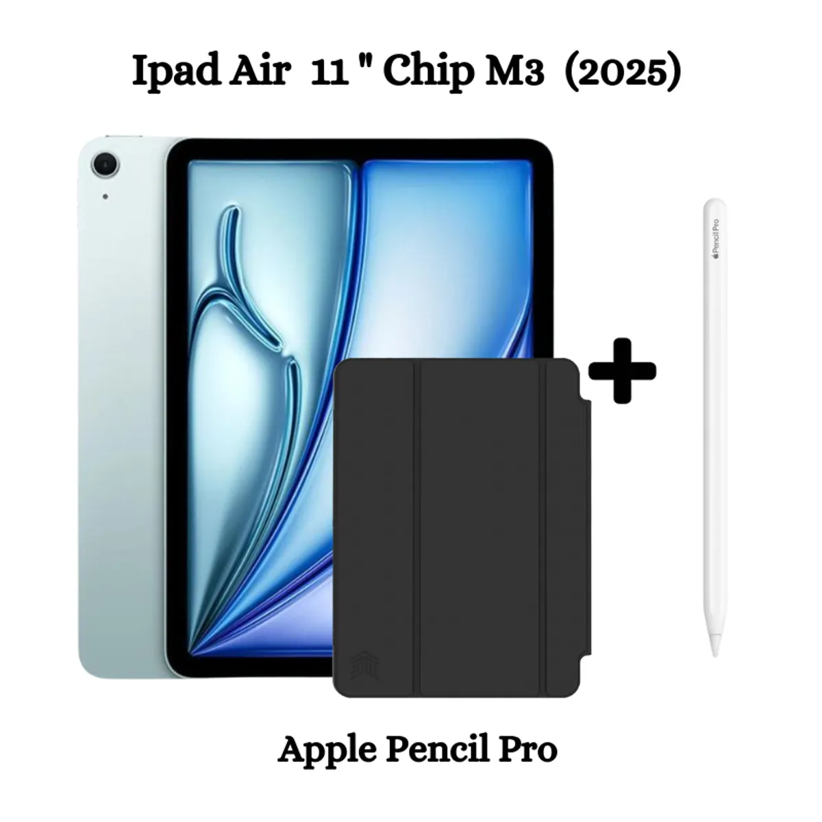 APPLE - Apple iPad Air 11 Wifi Chip M3 256GB - Blue + Apple Pencil Pro + Regalo