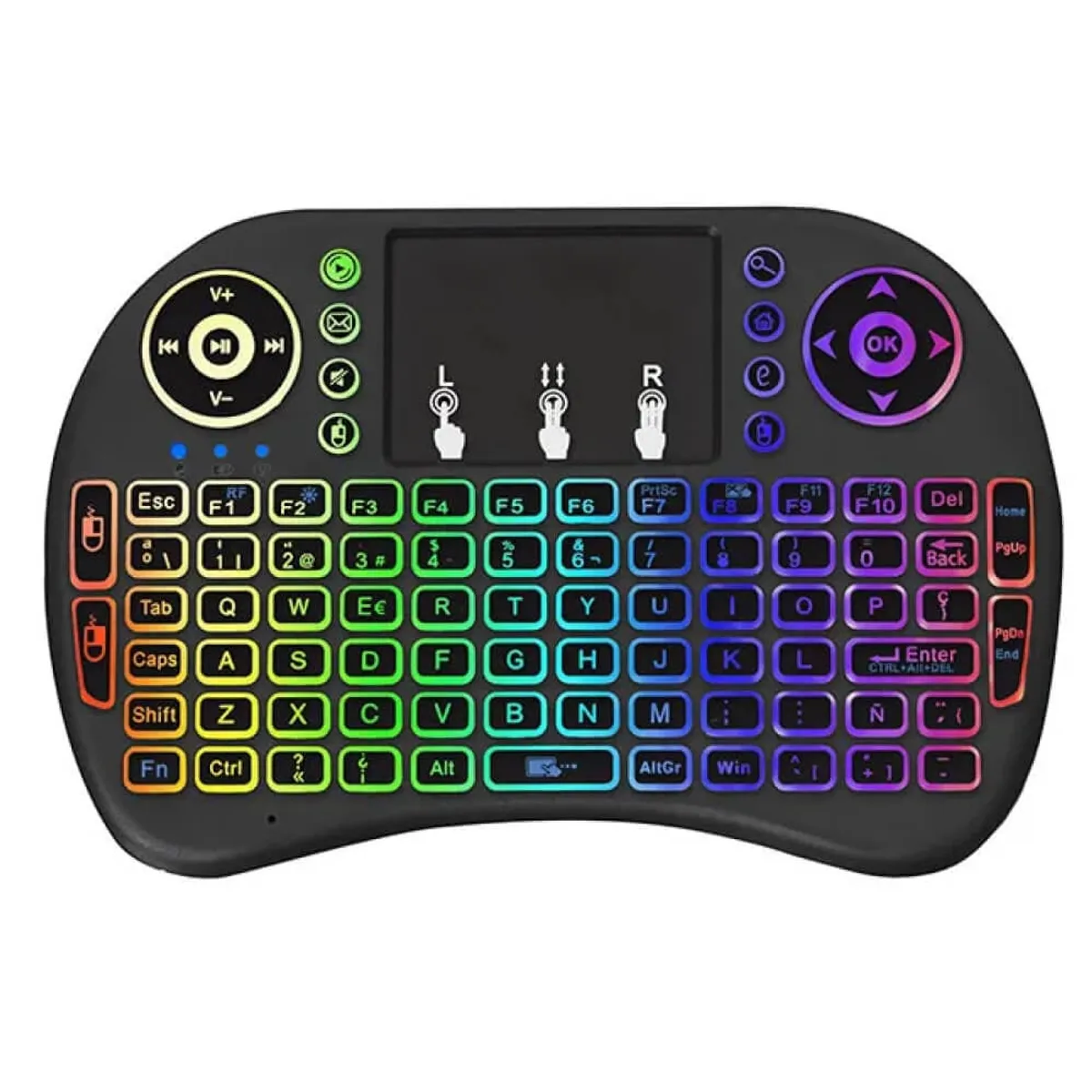 CYBERTEL - Teclado inalámbrico para televisores Smart TV Cybertel Pixel