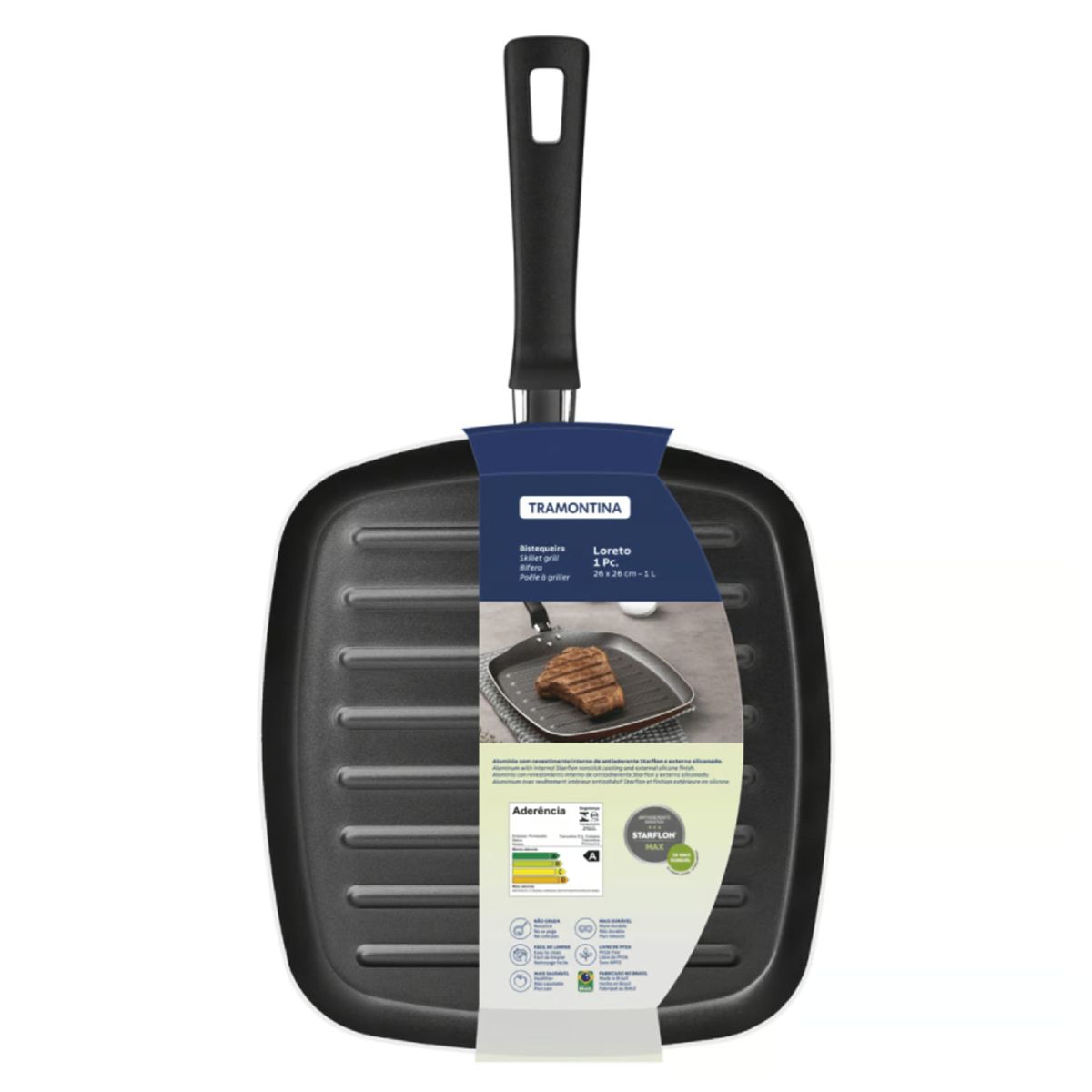 TRAMONTINA - Sarten Bifera 26 Cm Versalhes - Tramontina Cód:75145707