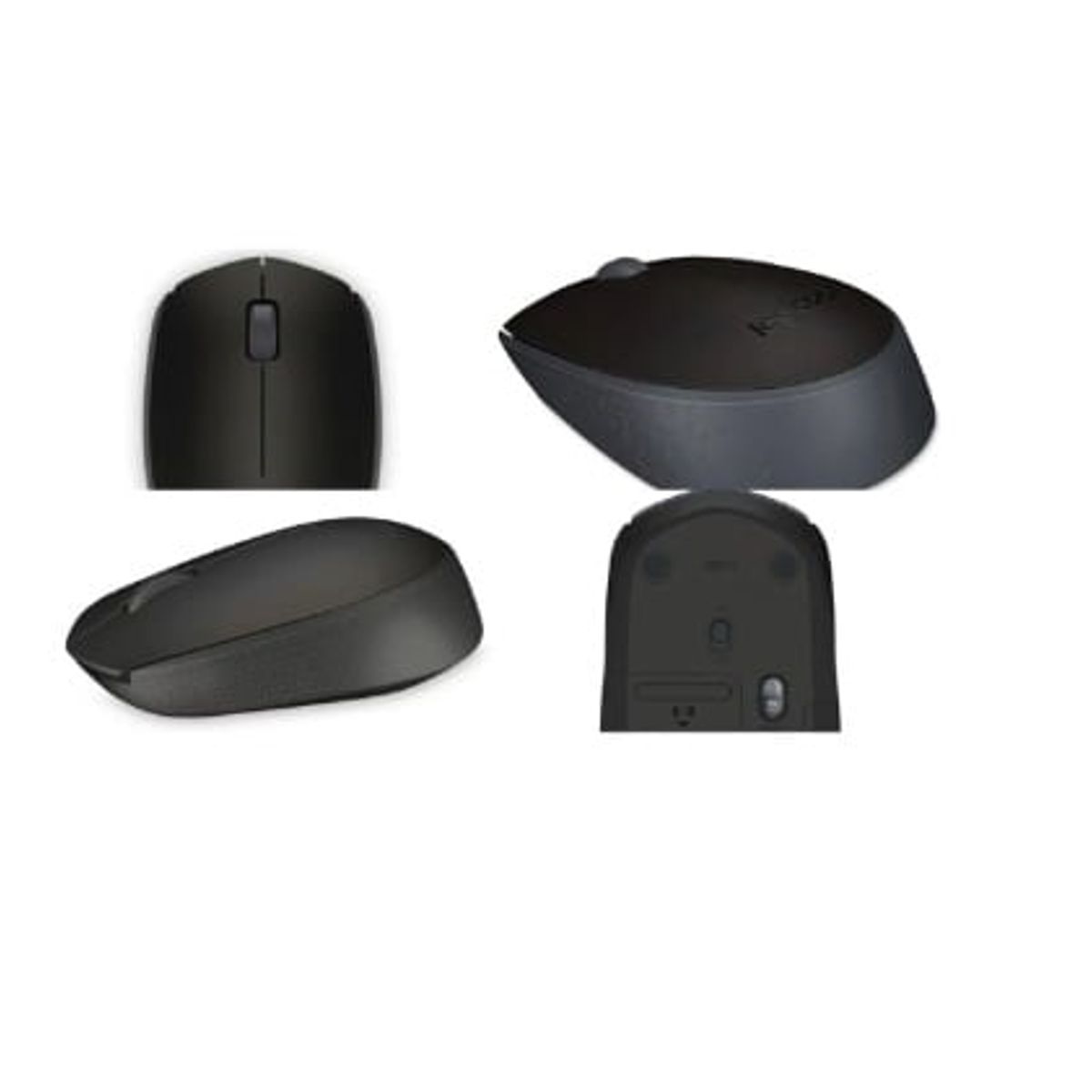 LOGITECH - Mouse logitech inalámbrico m170 usb negro