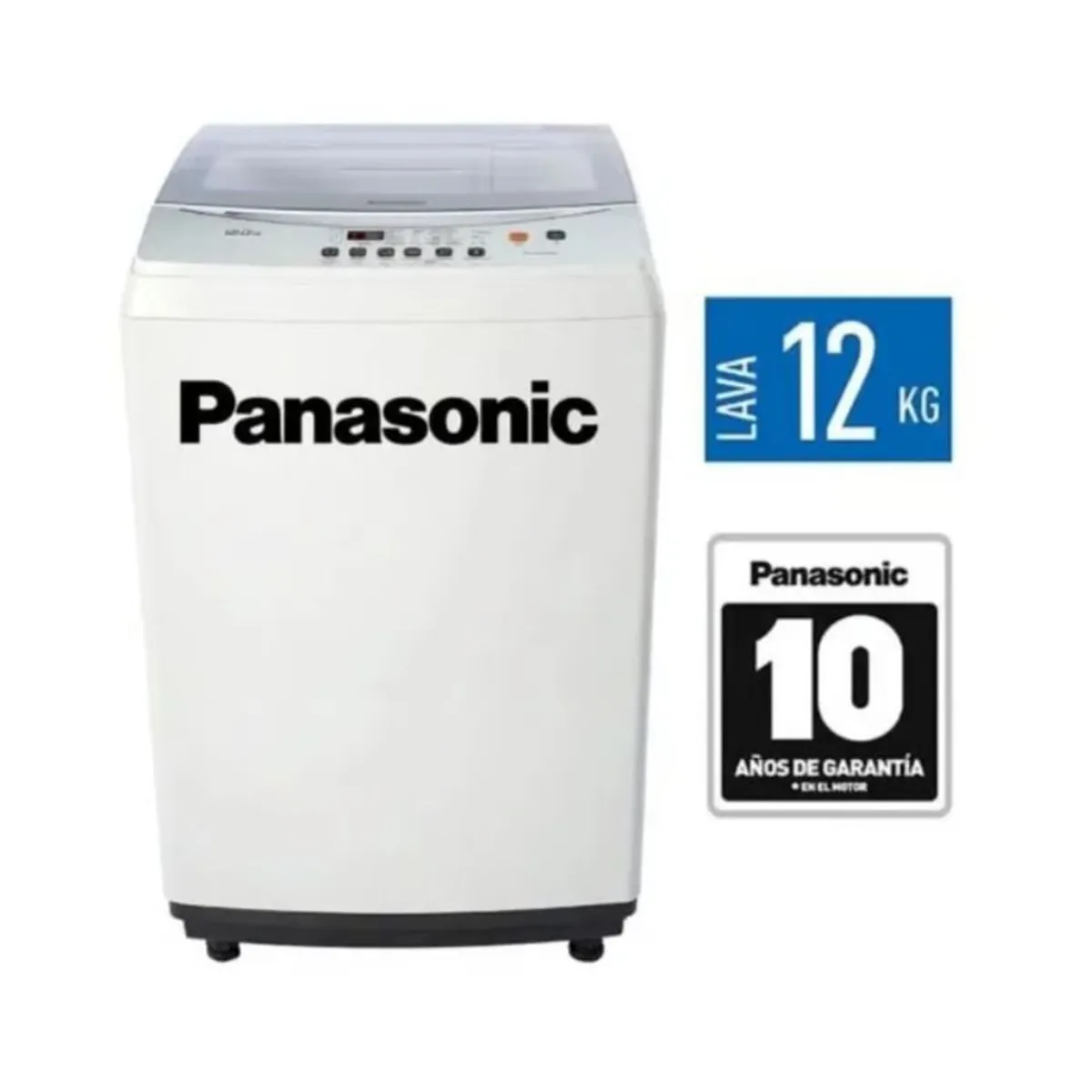 PANASONIC - LAVADORA PANASONIC 12KG CARGA SUPERIOR NA-F120L6WRH