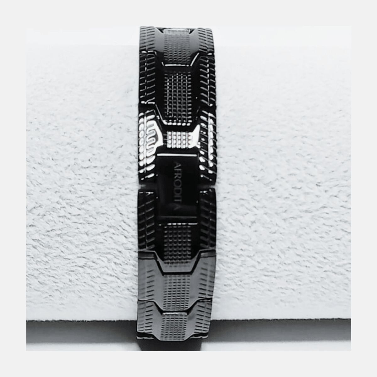 AFRODITA - Pulsera Magnética Saludable Titanio Negro Modelo YSB-22