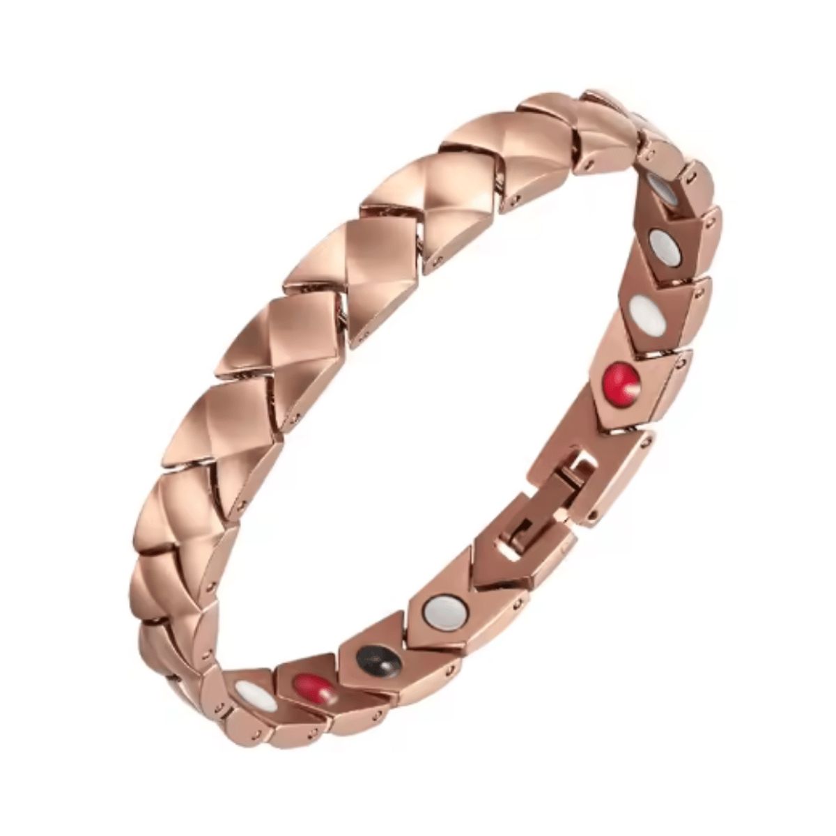 AFRODITA - Pulsera Magnética Saludable Titanio Rose Gold YSB-146
