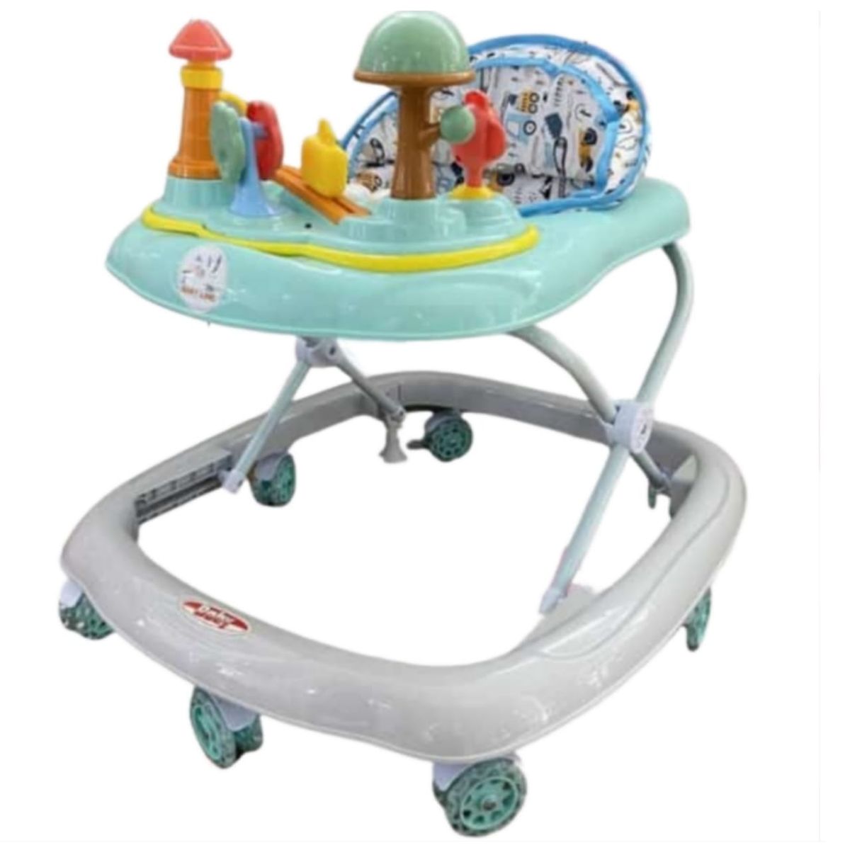 BABY HAPPY - Andador Musical con Tablero Musical HONGUITO VERDE CON PLOMO