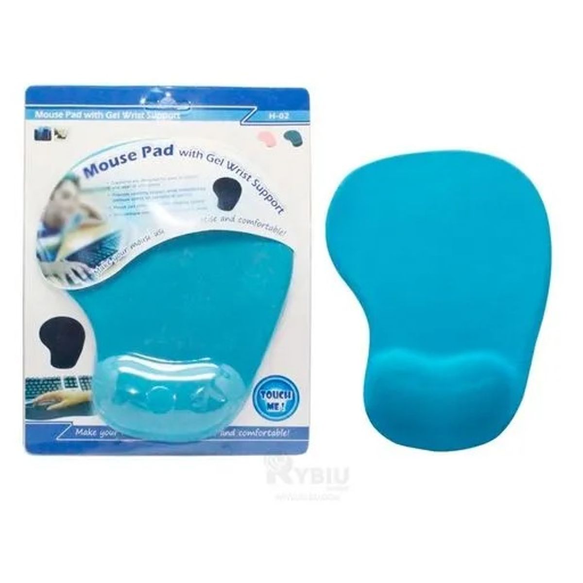 ITELSISTEM - Pad Mouse Gel Descansador Almohadilla celeste Itelsistem
