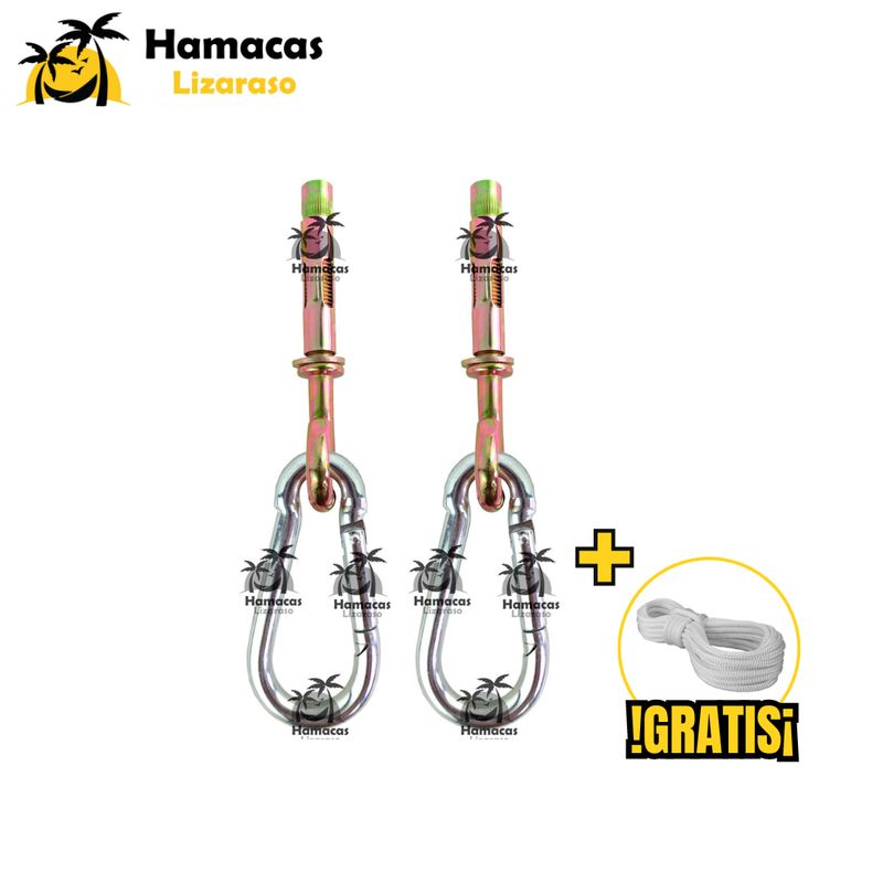 HAMACAS LIZARASO - Sujetador Perno Armella para Hamacas - Lizaraso