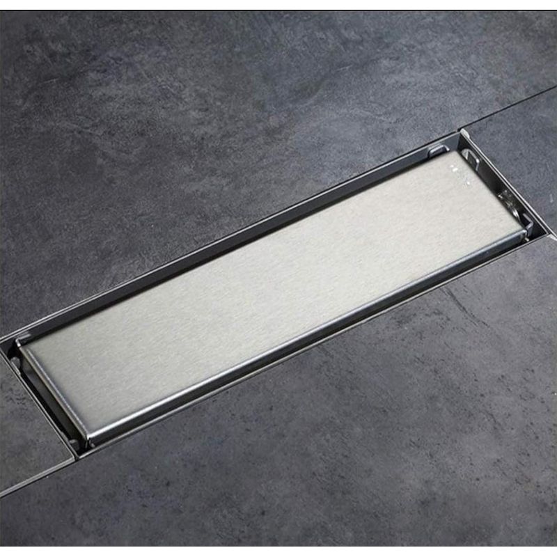 GENERICO - Sumidero Reversible de Acero Inoxidable SUS 304 10x30cm