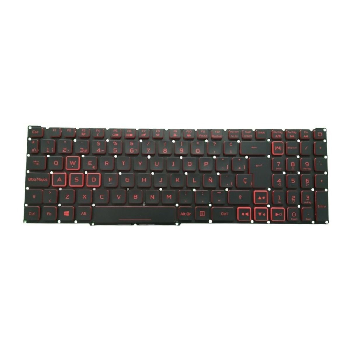 OEM - Teclado para Laptop ACER. NITRO 5 AN515-54-58MY,  NITRO 5 AN515-54