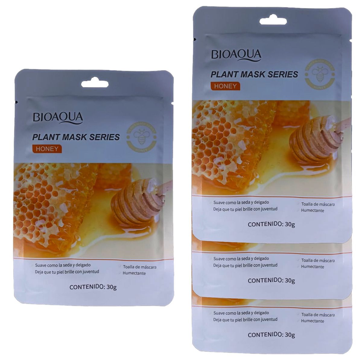 BIOAQUA - MASCARILLA FACIAL BIOAQUA MIEL 10 UND