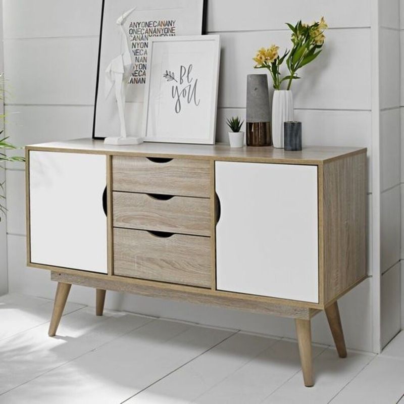 GENERICO - Aparador Moderno Felícitas Color Blanco R&R MUEBLES