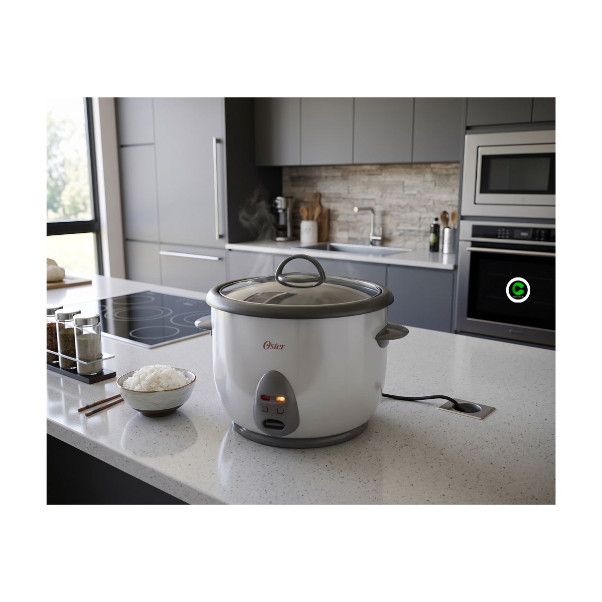OSTER - Arrocera Oster CKSTRC1700W 1.8 Lts Antiadherente - Blanca